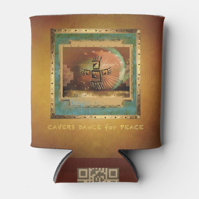 Enfriador De Latas Refrigerador de bebidas elegante de bronce de Cave (Anverso)