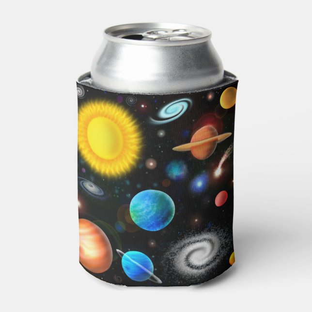 Enfriador De Latas Refrigerador de bebidas espacial de astronomía col (Lata Anverso)