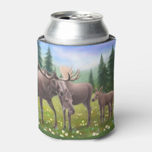 Enfriador De Latas Refrigerador de bebidas familiar de Alaskan Moose