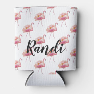 Enfriador De Latas Refrigerador de bebidas Flamingo Rosa Personalizad