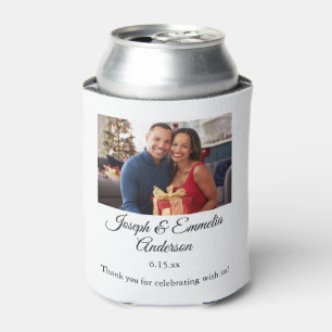 Enfriador De Latas Refrigerador de bebidas fotográfico de la pareja d