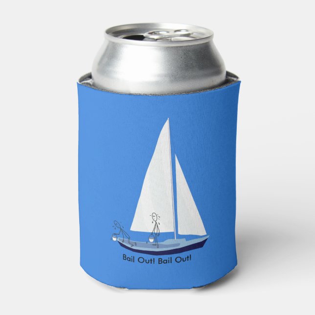 Enfriador De Latas Refrigerador de bebidas gracioso de la fianza de l (Lata Anverso)