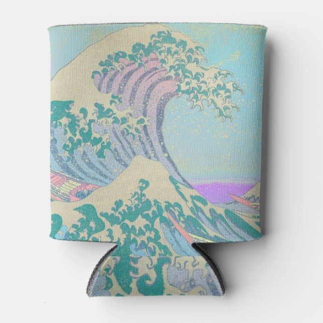 Enfriador De Latas Refrigerador de bebidas Great Wave Pastel (Anverso)