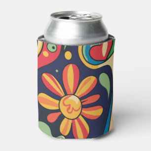 Enfriador De Latas Refrigerador de bebidas hippie