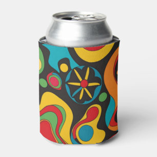 Enfriador De Latas Refrigerador de bebidas hippie