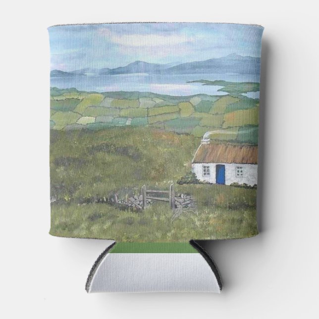 Enfriador De Latas Refrigerador de bebidas irlandés aislado (Anverso)