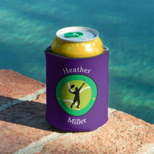 Enfriador De Latas Refrigerador de bebidas - Jugador de tenis - Perso