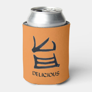 Enfriador De Latas Refrigerador de bebidas Kanji Delicious tan