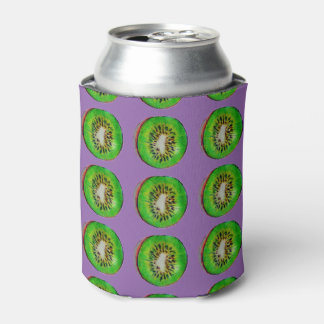 Enfriador De Latas Refrigerador de bebidas Kiwi Fruit Green y Purple
