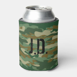Enfriador De Latas Refrigerador de bebidas monogramado con diseño de