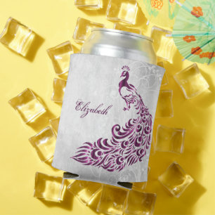 Enfriador De Latas Refrigerador de bebidas personalizada de magenta P