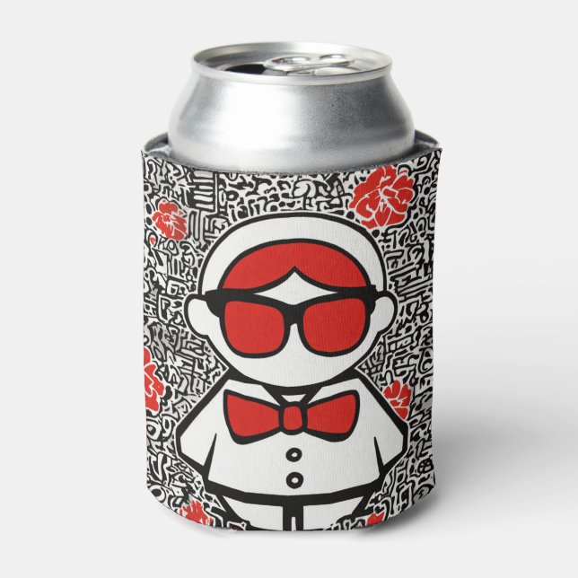 Enfriador De Latas Refrigerador de bebidas personalizado (Lata Anverso)