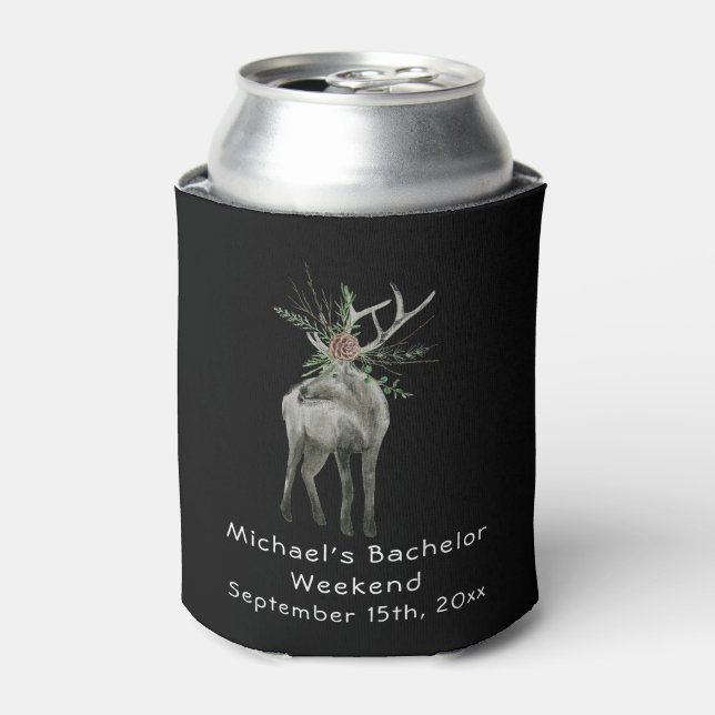Enfriador De Latas Refrigerador de bebidas personalizado | Buck Bache (Lata Anverso)