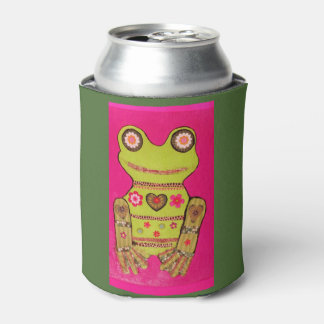Enfriador De Latas Refrigerador de bebidas personalizado con rana de