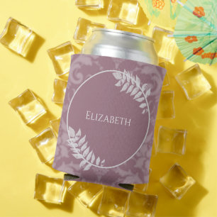 Enfriador De Latas Refrigerador de bebidas personalizado de Mauve Ele