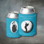 Enfriador De Latas Refrigerador de bebidas personalizado | Fin de sem<br><div class="desc">Refrigerador de bebidas personalizado | Bachelor Golf Weekend Los Refrigeradores de bebidas personalizados son el mejor regalo para sus amigos que recuerden su día especial. ¡Saludos a una divertida y memorable fiesta de solteros! Agregue la redacción de su personalizado a este diseño utilizando los cuadros "Editar esta plantilla de diseño"...</div>