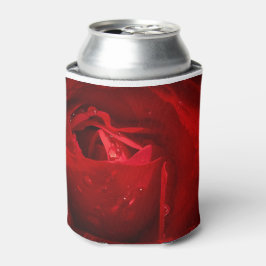 Enfriador De Latas Refrigerador de bebidas Personalizado Rosa Roja