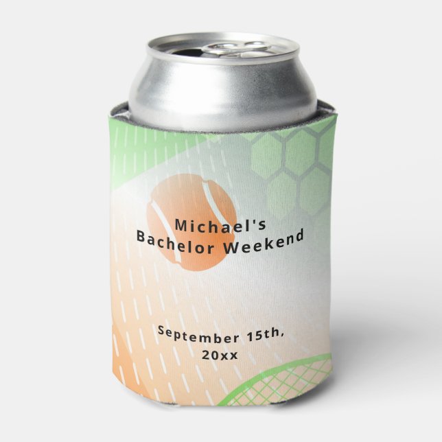 Enfriador De Latas Refrigerador de bebidas personalizado | Tenis Bach (Lata Anverso)