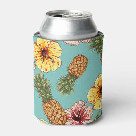 Enfriador De Latas Refrigerador de bebidas - Piñas e Hibiscus