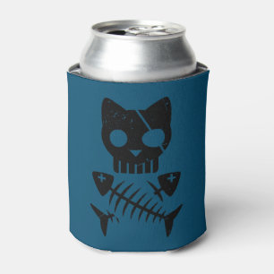 Enfriador De Latas Refrigerador de bebidas pirata de gatos