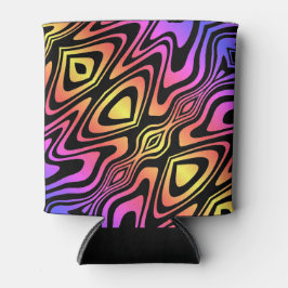 Enfriador De Latas Refrigerador de bebidas Psicodélico Multicolorizad