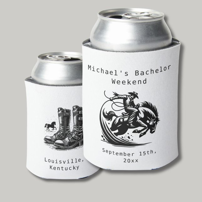 Enfriador De Latas Refrigerador de bebidas Rodeo | Fiesta de bachille (Subido por el creador)