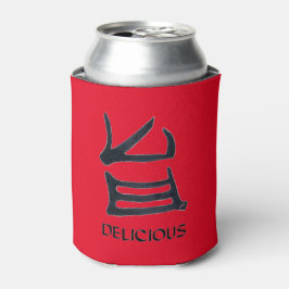 Enfriador De Latas Refrigerador de bebidas rojo Kanji Delicious de do