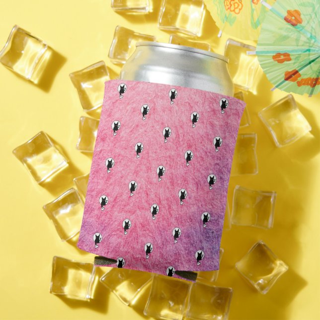Enfriador De Latas Refrigerador de bebidas Rosa Halloween (Verano in situ)