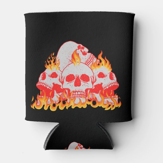 Enfriador De Latas Refrigerador de bebidas Skulls (Anverso)