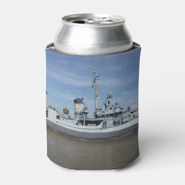 ENFRIADOR DE LATAS REFRIGERADOR DE BEBIDAS USS KIDD DD 661 (Lata Anverso)