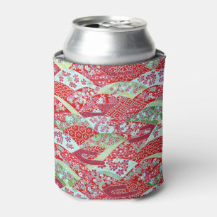 Enfriador De Latas Refrigerador de bebidas Yuzen Origami de la flor r