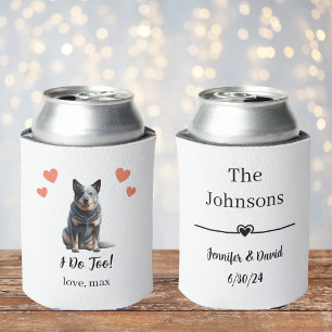 Enfriador De Latas Refrigerador de lata para boda de perro Boyero Aus