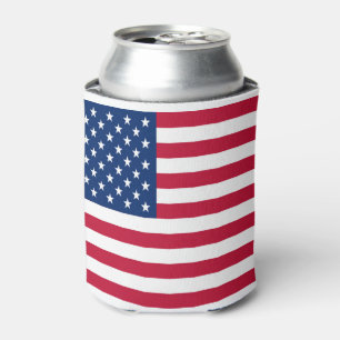Enfriador De Latas Refrigeradores de bebidas/Bandera estadounidense