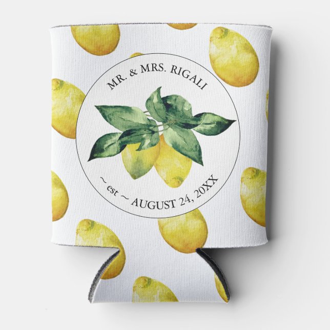 Enfriador De Latas Refrigeradores de bebidas de casamiento personaliz (Anverso)