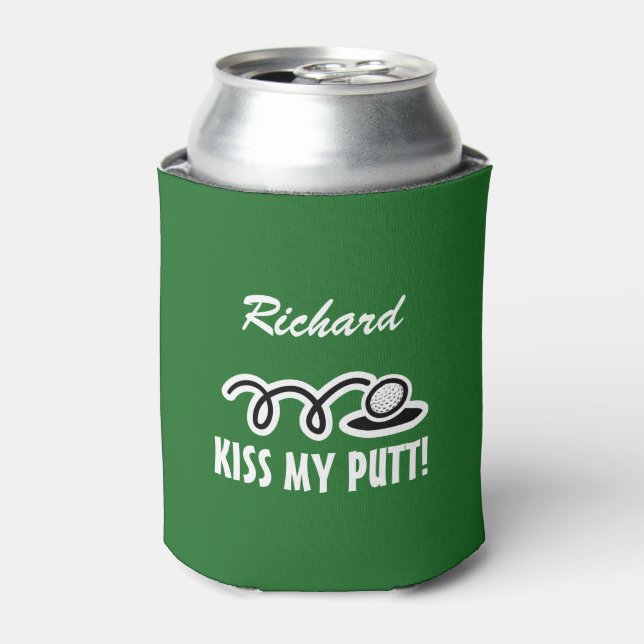 Enfriador De Latas refrigeradores de bebidas de golf personalizados c (Lata Anverso)