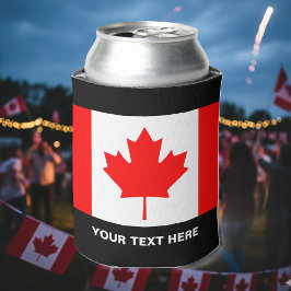 Enfriador De Latas refrigeradores de bebidas de la bandera de Canadá