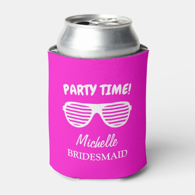 Enfriador De Latas Refrigeradores de bebidas de la fiesta de la solte (Lata Anverso)