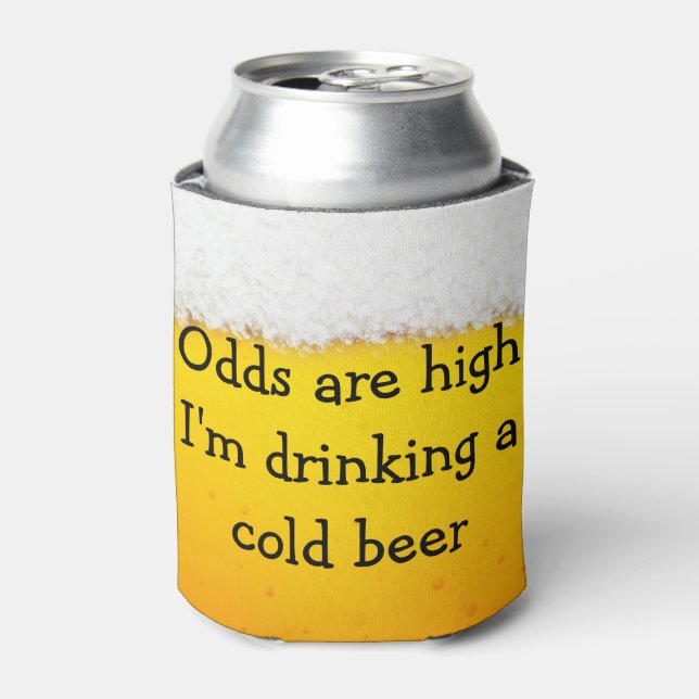 Enfriador De Latas Refrigeradores de bebidas masculinos divertidos (Lata Anverso)