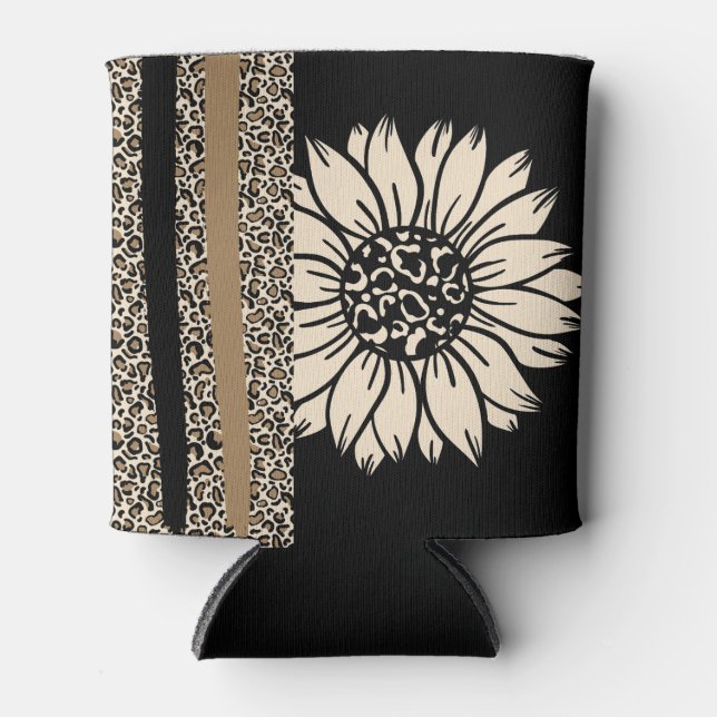 Enfriador De Latas Refrigeradores de bebidas: Safari girasol (Anverso)