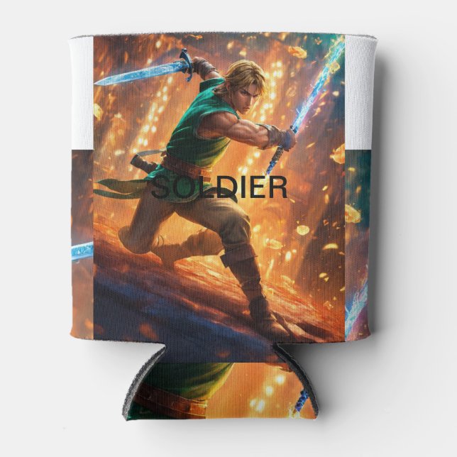 Enfriador De Latas Refrigeradores de espuma con temas tropicales: ¡Si (Anverso)