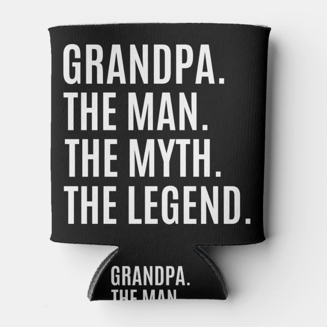 Enfriador De Latas Regalo de abuelo/abuelo (Anverso)