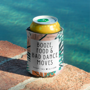 Enfriador De Latas Regalo de boda divertido para playa tropical