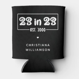 Enfriador De Latas Regalo de cumpleaños número 23 del personalizado e