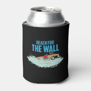 Enfriador De Latas Regalo de nadador de cita divertida de natación