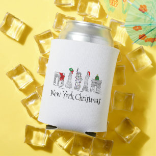 Enfriador De Latas Regalo de Navidades de Nueva York navidad en Navid