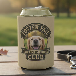 Enfriador De Latas Regalo de perro rescatado con estilo vintage