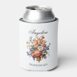 Enfriador De Latas Regalo de propuesta para dama de honor con flores 