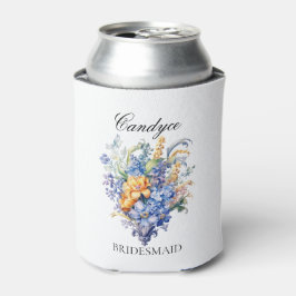 Enfriador De Latas Regalo de Propuesta para Damas de Honor con Flores