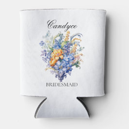 Enfriador De Latas Regalo de Propuesta para Damas de Honor con Flores