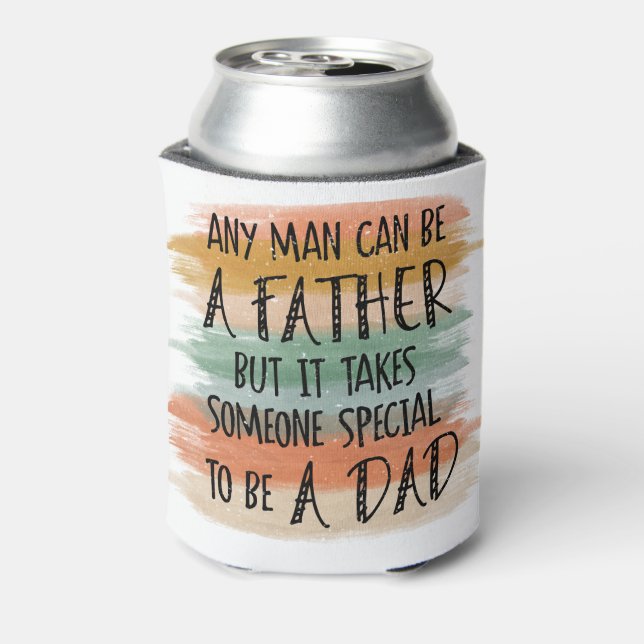 Enfriador De Latas Regalo del Día del Padre de Stepdad | Papá especia (Reverso de la lata)